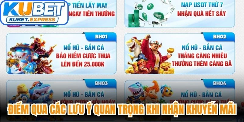Điểm qua các lưu ý quan trọng khi nhận khuyến mãi chuẩn chỉnh